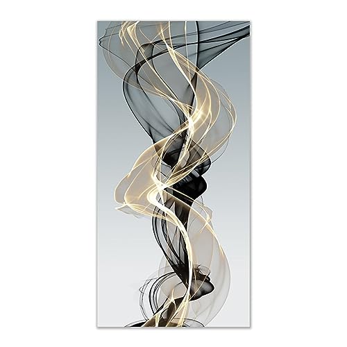 Nordische Heimdekoration, abstrakte Linie, große abstrakte Leinwand,...