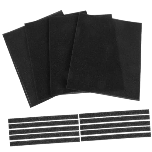 Holibanna 492 Piezas empuñaduras Antideslizantes Cubrir Pinza para Colgar Ropa Accesorio pegajoso no Armario Tiras de Espuma para Colgar Tiras de Espuma de Percha Auto Adhesiva Esponja Black