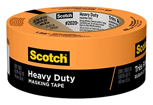 Scotch Heavy Duty Masking Tape 1.88 in x 60.1 yd 2020+-48TP 1 roll