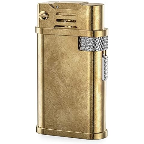 JOPOO Cool Trench Metal Petrol Vintage Lighter for Smoking - (Sold without Lighter Fluid) Cover