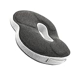 FOYTOKI Memory Schaum Steißbeinkissen für Bürostuhl und Auto Orthopädisches Sitzkissen mit Druckentlastung Atmungsaktiv und Ergonomisch für Rücken und Steißbeinschmerz