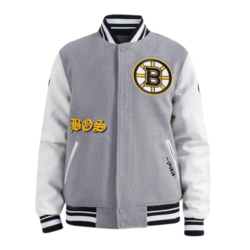 Image of Pro Standard Mens NHL Old English Varsity Jacket