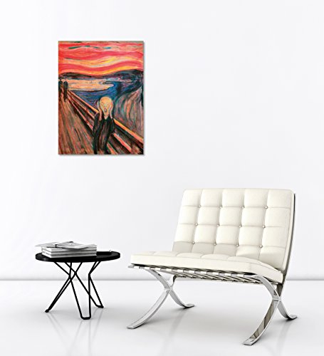 Edvard Munch The Scream l'urlo 70x50 cm Quadro