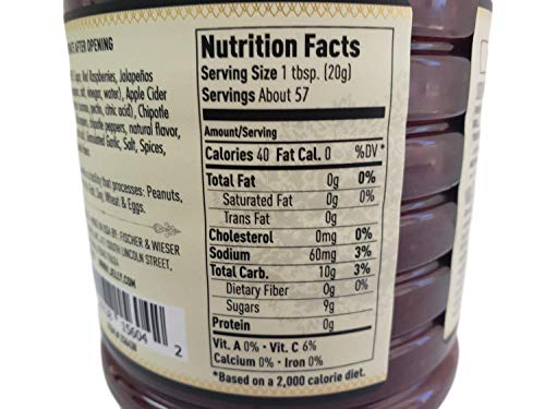 Fischer & Wieser Razzpotle Roasted Raspberry Chipotle Sauce, TWO 40-Ounce Bottles - Thumbnail 4