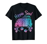 teñir camisetas hippies varios colores Agarra esta camiseta retro Hippie Soul Van Bus para tu padre, madre, tío, tía, abuelo o abuela Es la idea de regalo perfecta para cumpleaños, día de la madre, día del padre o Navidad 2020