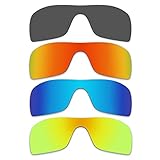 4 Pair Replacement Polarized Lenses for Oakley Batwolf Sunglasses Pack P29