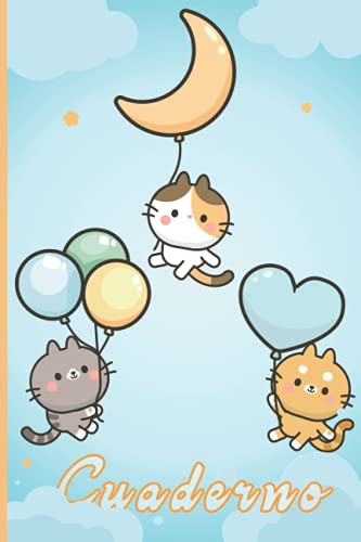 Cuaderno kawaii: Cuaderno de lineas kawaii. Ideal para la vuelta al cole o como regalo (Kawaii en el...