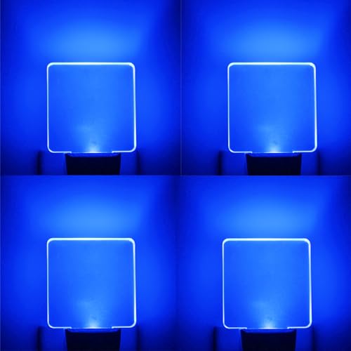 Blue Night Light Plug into wall  4 Pack Dusk to Dawn Sensor Auto On/Off