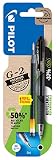 Pilot Pen Pen 2605001BM Stylo à encre gel G-2 rechargeable + 1 mine gratuite, mine M 0,7 mm, noir