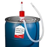 TERAPUMP BPA Free Food Safe Survival Fast Speed Drum Siphon Manual Pump for Drinking Water Heavy Duty (5 GPM)