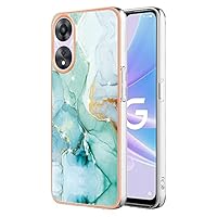 ESTH® Cover per Oppo A78 5G 6.56 Custodia in Silicone a Antiurto 360° con Protezione dello Schermo, Rugged Doppia Bumper Trasparente Case Integrale Cover, Rosa