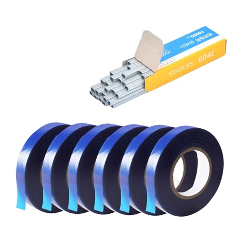 Plant Tying Device for Gardening Work Stainless Steel Staple Pin & Plant Branch Tie Tape Grape Vine Fastener Plant Branch Tie Ta