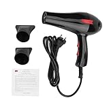 Potencia de 3000 W, cabello seco rápidamente. Dos configuraciones de velocidad y tres configuraciones de temperatura, pueden adaptarse a diferentes necesidades