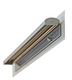 Breite: 70 cm Franken GmbH FDKMAG Flipchart Blockhalter magnetisch, 5.5 x 70 cm, silber