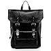 Price comparison product image FEYNSINN Backpack Slim Phoenix daybag knapsack Real Leather 14 inch Laptop Rucksack Leather Bag Women Men Black