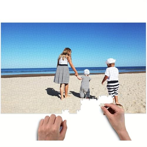 カスタムフォトパズル Rompecabezas Personalizados Foto 500/1000/1314/1500ピース 家族 大人 ペット 休日 誕生日 結婚式 ギフト - 水平/垂直 (1314 PCS)