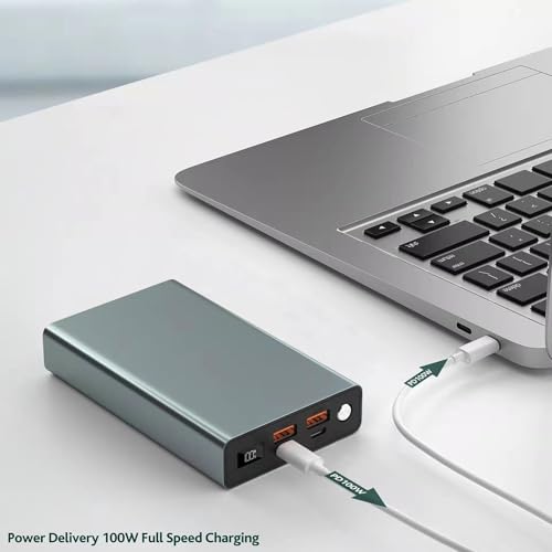 Doble tipo C y salida USB en esta caja de carga de 100W Oxxggkao 21700 2