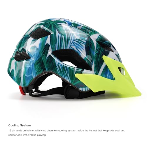 Image of Kids Helmet, Exclusky Kids Bike Helmet Adjustable Safety Lightweight Children Bicycle Helmet for Kids Skating Cycling Scooter Boys and Girls Bicycle Helmets Ages 5-8-14
