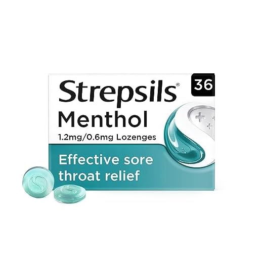Strepsils Menthol Lozenges, 36 Count