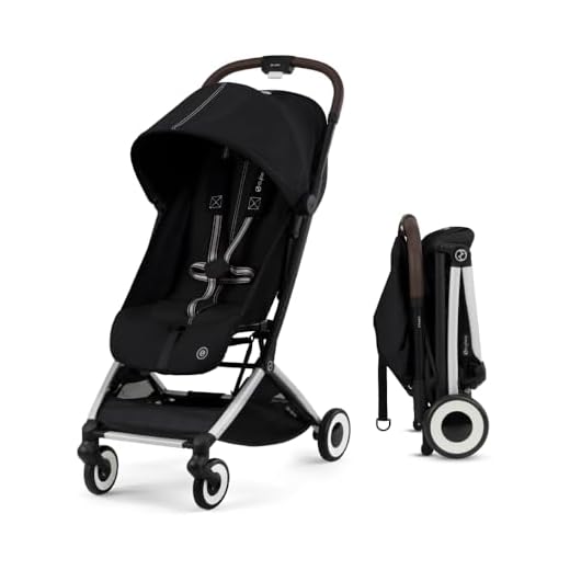 Cybex Orfeo Ultra-Lightweight Travel Stroller Moon Black