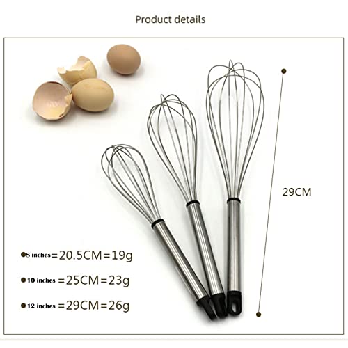 Batidora de Mano Manual para el hogar batidora de Huevos de Acero Inoxidable y batidora de Masa batidora de Huevos Herramienta para Hornear