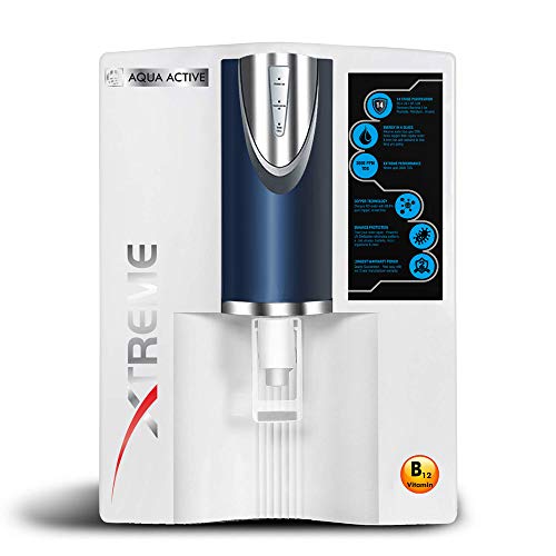 Aqua Active 10L water purifier UV e-boiling+Alkaline with Active Copper,Mineral Guard Technology, 14 stages of purification – 100 GPD