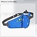 Adjustable Hydration Waist Belt With Water Bottle Holder, Reflective Sports Running Pack For Phone, Keys, And, For Hiking, Jogging