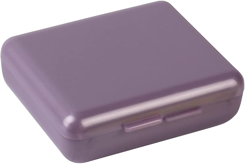 EZY DOSE Organizador de pastillas de viaje para farmacia diaria de bolsillo, organizador de vitaminas, contenedor de medicamentos, pastillero portátil, el color puede variar, sin BPA