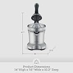 Breville BCP600SIL, Citrus Press Motorized Juicer Machine, Silver - Image 3