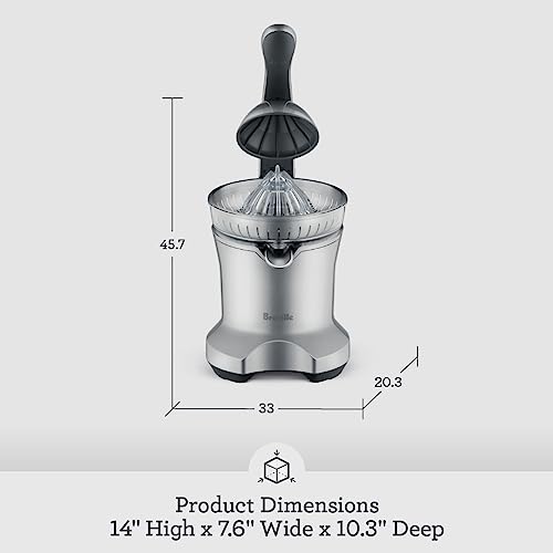Breville BCP600SIL, Citrus Press Motorized Juicer Machine, Silver by Breville - Image 6