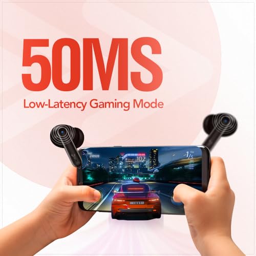 Image of MadRabbit Dyno TWS in-Ear Earbuds, 80H Playtime, 50MS Low Latency Gaming, ENC Quad Mics, 12MM Bass Drivers, BT 5.3, IPX5 Dust & Water Resistant, Made in India, Voice Assistant, Auto Connect, Black