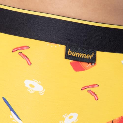 Image of Bummer Men's Printed Micro Modal Briefs Underwear | Ultra Soft & Breathable | Combo Pack of 2