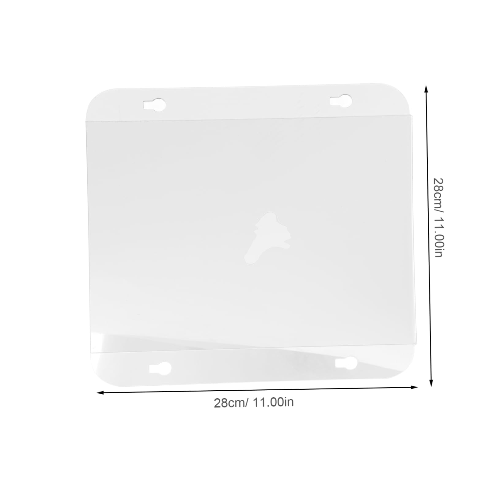 2 Stück Acryl Schildhalter 8,5x11 Zoll mit Robusten Saugnäpfen Transparent Werkzeuglos Montierbar für Fenster Glastüren Ladenschild und Posterhalter für Büro Geschäft Café