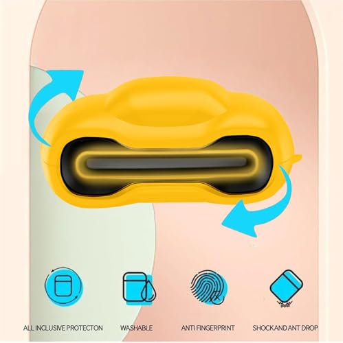 Image of MoonMart Silicone Case Cover Compatible with Boult Astra, UFO, Mustang & GoBoult Ember (Yellow)