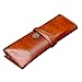 Produktbild Zentto Mäppchen Stiftetasche Brieftasche Aussehen Federmäppchen Briefpapier Pouch Kosmetik Tasche Schreibwaren Bleistiftkasten Für Jungen und Mädchen Braun