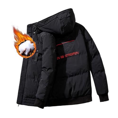 Manteau 3/4 homme en texture mate et velours thermique d'exception