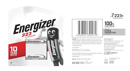 Image of Energizer CR223 Lithium Battery, Pack of 1