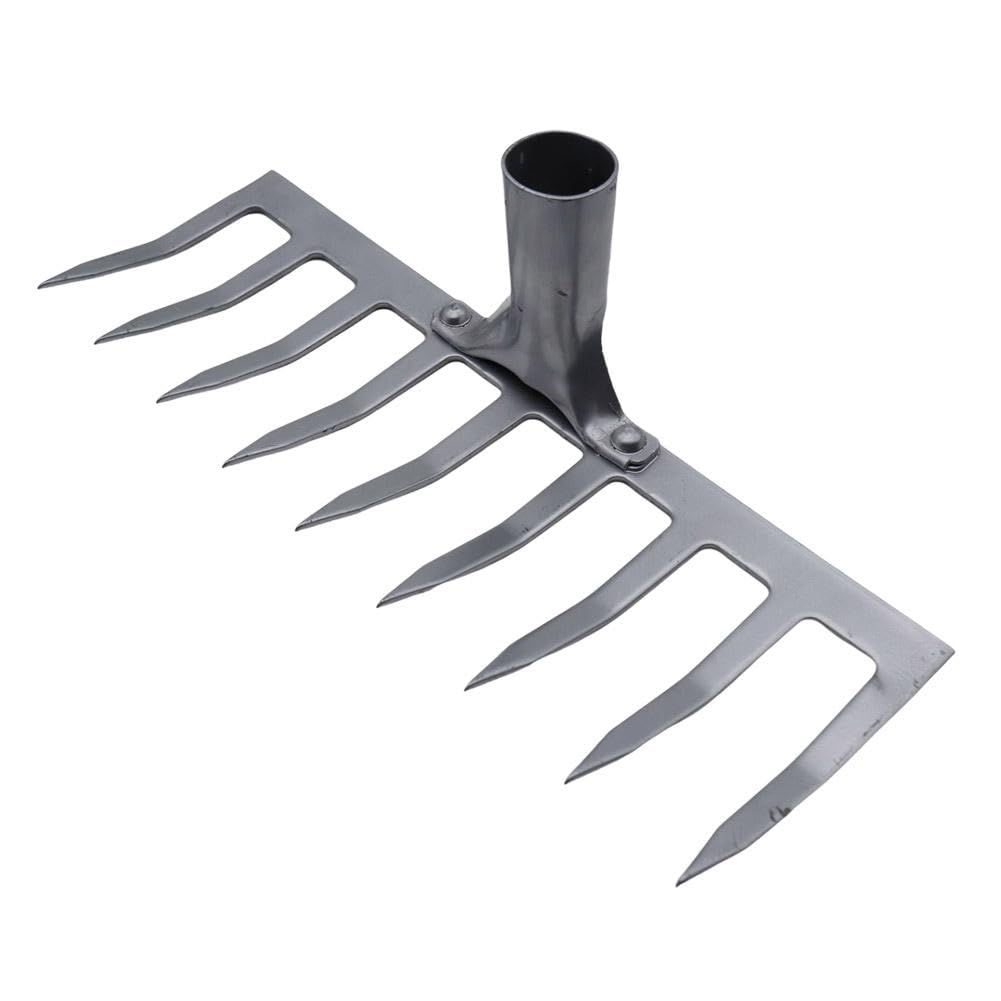 Confezione Da 2 Rastrelli Da Giardino In Plastica Con Manico Ergonomico, Piccolo Rastrello Per Foglie Per Giardinaggio Coltivazione Allentamento Del Terreno E Distribuzione Del Pacciame 87291206