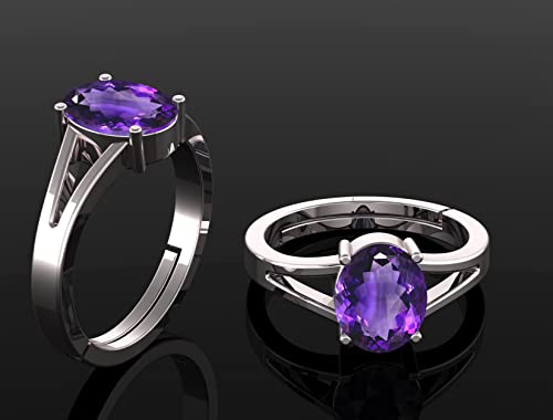 Bague améthyste certifiée astrologique 7,60 carats, le cadeau idéal mixte - 3