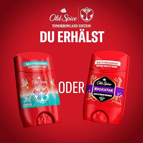 Old Spice Rockstar Deostick, 50ml, 24/7 Frisch bei Täglicher Anwendung – Ansicht 6