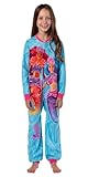 INTIMO Barbie Girls' Mermaid Brooklyn and Malibu Footless Sleeper Pajama For Kids (3T)