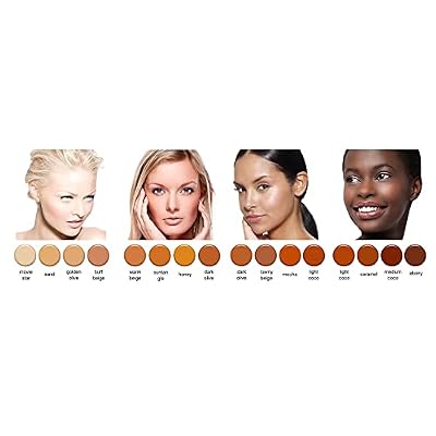 Airbrush Makeup - Foundation 1/2oz Bottle Choose Color (1/2 oz Movie Star)