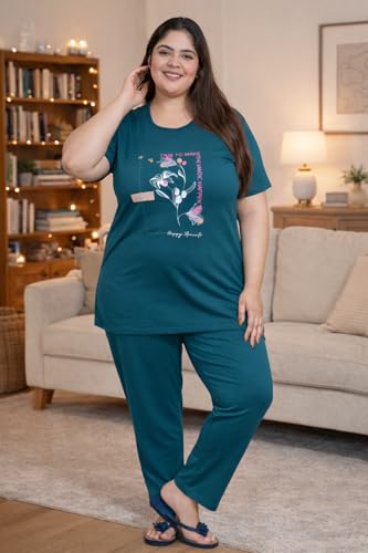 Image of In Love Women's Plus Size Longline T-Shirt with Side Pocket, 3 /4 Sleeve, Crew Neck