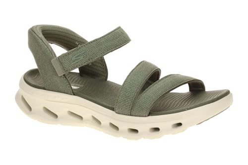 Skechers Sandalia Slip ins Go Walk Glide Step Kaki talla numeric_37