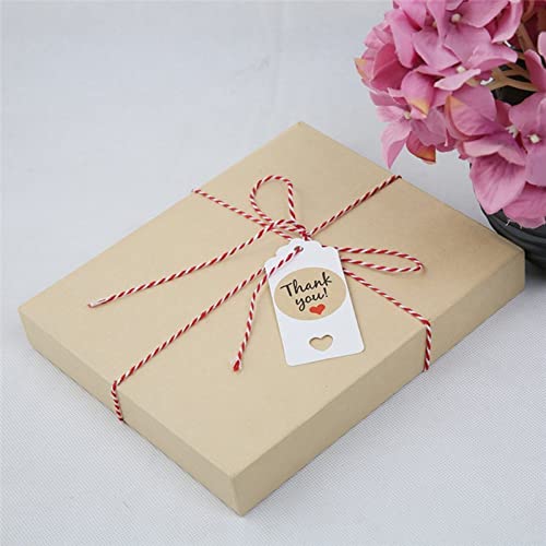 Corda de algodão, Corda de algodão de 328 pés, Corda durável para caixas de confeitaria Embrulho de