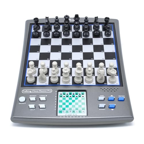 Set de ajedrez electrónico iCore con voz y 40 juegos miniatura 1