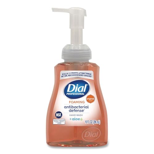 Dial Professional Antibacterial Foaming Hand Soap, Original Scent, 10 oz – #1 Doctor Recommended, Kills 99.99% Germs, Dermatologist Tested, Cruelty Free, Paraben and Phthalate Free, NSF Certified image 2