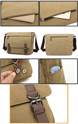 Sechunk Vintage Canvas Leather Bag