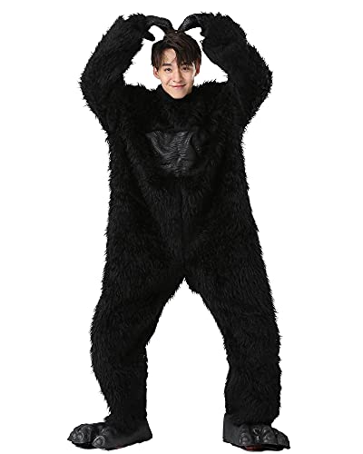 Costume de gorille combinaison confortable taille unique pour fête