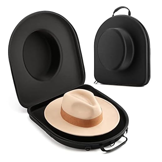 Gelozid Hard Travel Hat Box Case